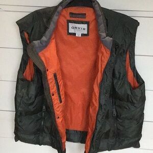 Orvis Men's Olive Puffer Vest🐠